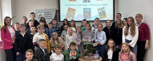 „Między kartkami a wyobraźnią – spotkanie z Kasią Keller” - galeria fotografii